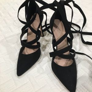 BLACK ALDO SHOES